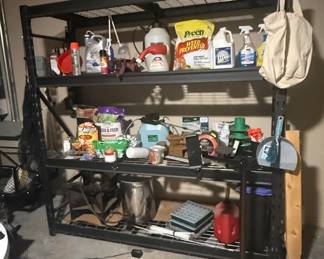 Heavy Duty Metal Shelving Unit with Home & Garden Supplies