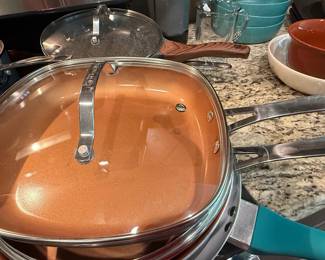 Gotham Steel Copper Pan with Lid