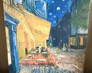 Vincent van Gogh "Cafe Terrace at Night" Reproduction Canvas Print