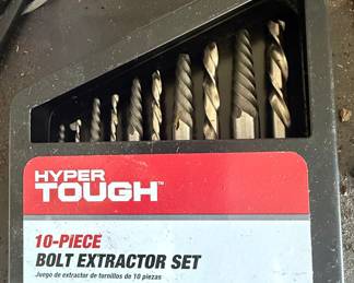 Hyper Tough 10-Piece Bolt Extractor Set