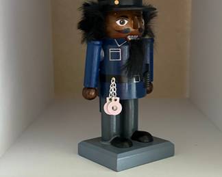 Police Officer Nutcracker with Handcuffs