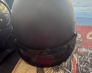 Matte Black Motorcycle Helmet with Visor