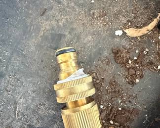 Brass Garden Hose Quick Connect Coupler Set