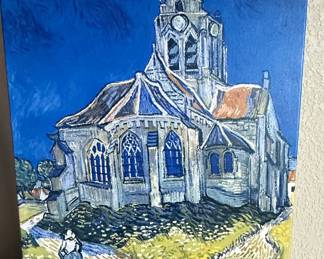 The Church at Auvers Painting