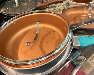Copper Chef "Titanium Series" Cookware Set
