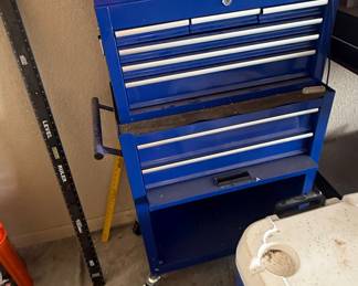 US Pro Tools Blue 5-Drawer Rolling Tool Chest