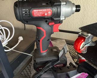 Hyper Tough 20V Max Cordless Impact Driver with 1.5Ah Battery and Charger