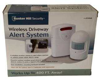 330 - Bunker Hill Security Wireless Driveway Alert (Description): System Used as is electric/electronic/mechanical item. No guarantee all components, untested.