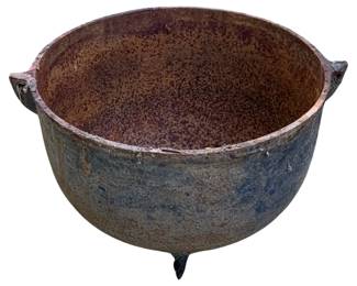 27 - Cast Iron Pot - 18.5 x 11