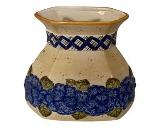405 - World Bazaar Ceramic Vase - 8.5" Tall