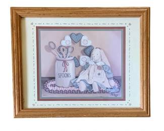 671 - Framed Print - 14 x 17