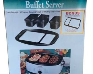 71 - Aroma Buffet Server in Box (Description): Used as is electric/electronic/mechanical item. No guarantee all components, untested.