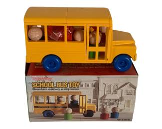 237 - Tupper toys School Bus w/ Original Box