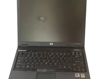 335 - HP Laptop w/ Charger - 13" Screen (Description): Modem Model T60M283.00 Used as is electric/electronic/mechanical item. No guarantee all components, untested.