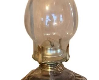 288 - Oil Lamp - 15 Inches Tall (Description): Used as is electric/electronic/mechanical item. No guarantee all components, untested.