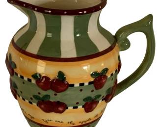 203 - Dicksons Ceramic Pitcher - 8 Inches Tall