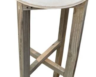 19 - Marble Top Stand - 33 x 15