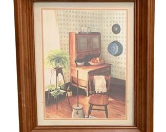 676 - Framed print - 17 x 14