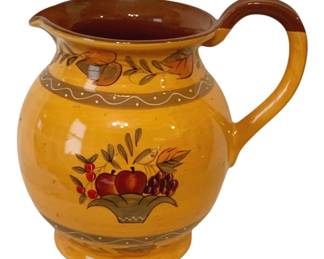 462 - Market Place "Autumn Harvest" Pitcher (Description): 11 x 11