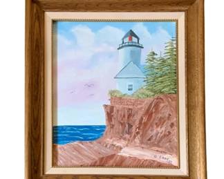 683 - Framed Oil on Canvas - signed, 26 x 22