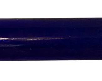 476 - Blue Glass Rolling Pin - 14" long