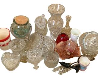 255 - Lot of Assorted Glassware Items