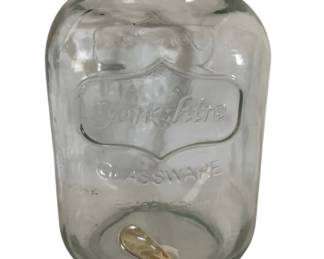 236 - Mason Jar Glass Beverage Dispenser (Description): 10 x 5.5 x 5.5