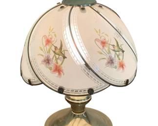 222 - Vintage Touch Light Table Lamp - 14.5" Tall (Description): Used as is electric/electronic/mechanical item. No guarantee all components, untested.