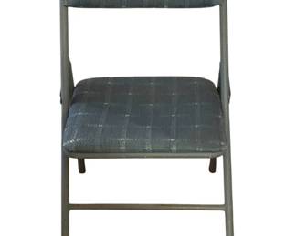 458 - Padded Folding Chair - 33 x 18 x 19