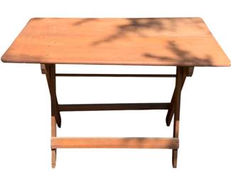 82 - Folding Wood Table - 29 x 40 x 22.5