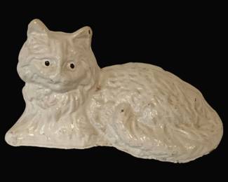 496 - Vintage Decorative Cat Doorstop - 10 x 5.5 x 6