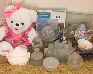 322 - Assorted Glass Items & More