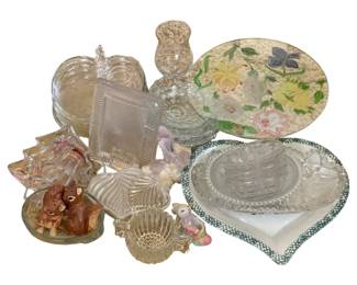 254 - Lot of Assorted Glass Items