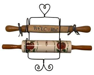 416 - Rolling Pins Wall Decor (Description): 15 x 18