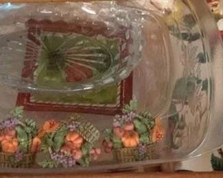 343 - Drawer Lot of Assorted Glass Items & More