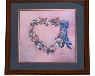 209 - Framed Print - Signed #2698/5000 - 17.5 x 17.5