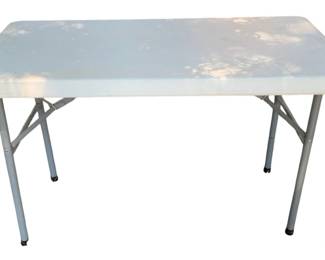 68 - Folding Leg Table - 29.5 x 48 x 24