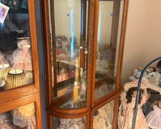Beautiful lighted display cabinet