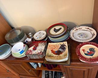 Variety of plates