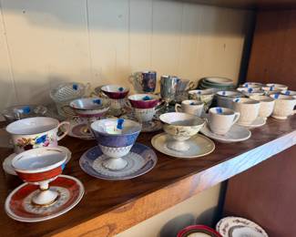 Vintage tea cup sets