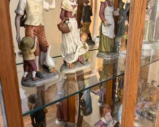 Larger porcelain figurine collectibles