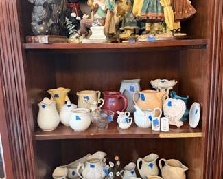Vintage pitchers and stoneware