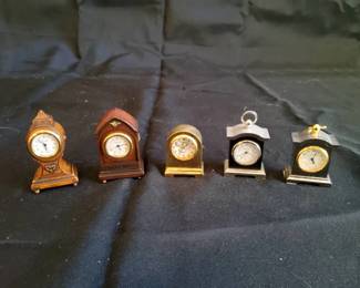 More Mini Wall Clocks Lot