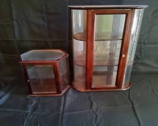 2 Decorative Display Cabinets by The Bombay Company