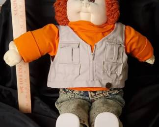03 1984 Cabbage Patch Kids Studio Doll WPapers, Original Receipt, Photo Signed Jeans Owen Ronald
