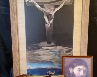 Religious Art, Historical Bookends, and Pottery