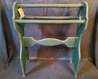 Floor Standing Quilt Rack, LL Bean Quilt Handmade Items