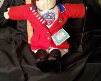 1996 Cabbage Patch Olympikids Doll W Papers, 3 Stamps on Tush Riding Crop Margaret Nadine