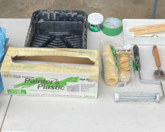 Lot 113: Painting Supplies and Tools