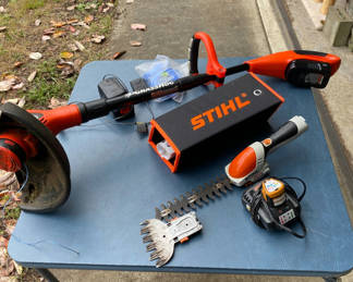 Lot 108: Cordless Trimmer/Edger and Cordless Garden Shears